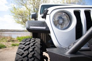 Jeep JT LED Light Pods - Fishbone Offroad - 7in Turn Signal & Side Marker - `20-`27